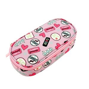 Pernica Prazna Ovalna Octopus Opc2635 Love Love Love 22x11x5cm roze