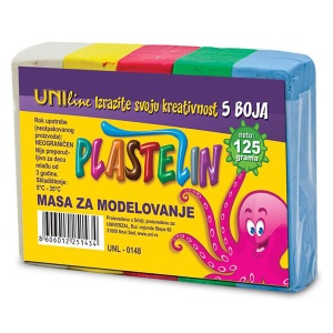Plastelin 125g Uni Line 9061 - Img 2