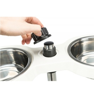 Podesivi stalak sa posudama 2x2,4L 25cm Trixie 25007 - Img 2