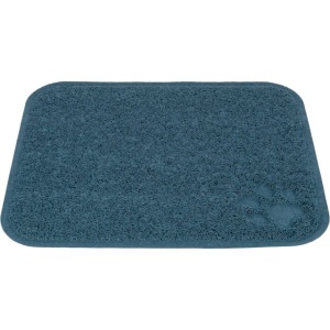 Podmetač/otirač za mace toalet pvc 37x45cm plava