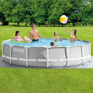 Porodični bazen za dvorište 457x107cm sa kompletnom opremom Intex 26724NP - Img 2