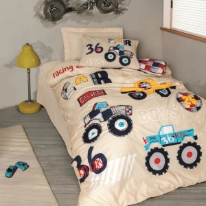 Posteljina CB Ranforce Single Junior Cars 025307