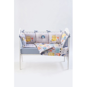 Posteljina za bebe sa ogradicom 3 dela Big City