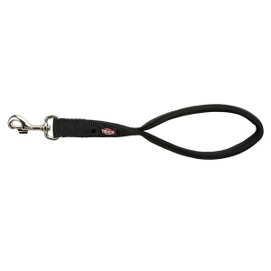Povodac premium kratki 30cm/25mm crn