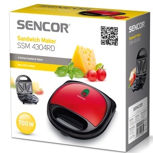 Preklopni toster crveni SSM 4304RD Sencor APA01235 - Img 3