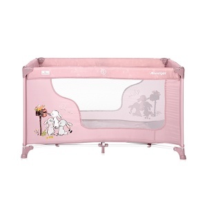 Prenosivi krevetac Moonlight 1nivo Rose Rabbits Lorelli 10080392153 - Img 2