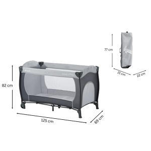 Prenosivi krevetac Sleep n Play Go Plus Stone Hauck A003857 - Img 2