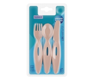 Pribor Za Hranjenje 12m+ Roze Canpol Babies 31/418_pin - Img 2