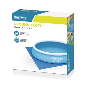 Prostirka za bazen BESTWAY 396x396cm 58002 - Img 4