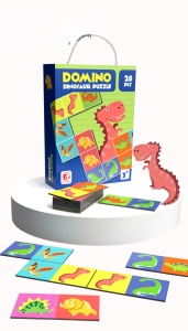 Puzzle dino domine 28 delova
