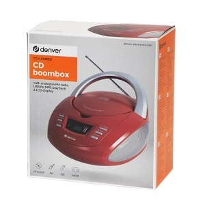Radio CD plejer TCU-211 crveni Denver 30501
