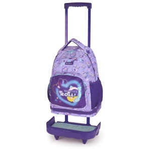 Ranac školski sa točkićima RASKLOPIV 34x46x20 cm 23 l - 1,8 kg Funny - Img 2
