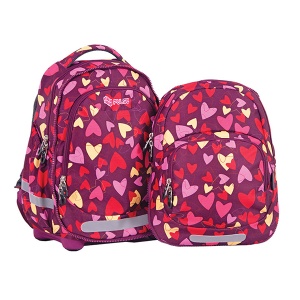 Ranac za školu Pulse 2u1 Kids Hearts 120862 - Img 3