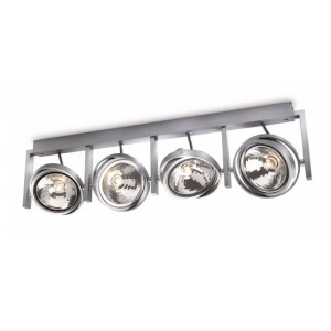 Reflektorska Plafonjera Fast bar/tube aluminium Philips 53064/48/16