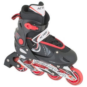 Roleri PW-126-CE alu crno crveni L vel 40-43 3090121