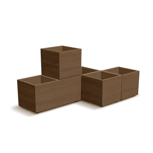 Saksija Madera Eco 60x30cm sa točkićima Prosperplast 19951 - Img 3