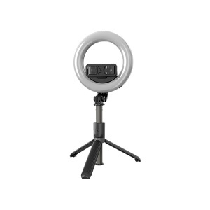 Selfi stalak LED svetlo BT prijemnik crna Xwave 028553