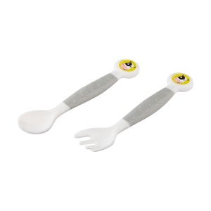 Set Kašika i Viljuška Siva Canpol Babies 56/580