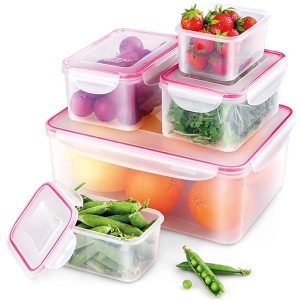 Set pet plastičnih posuda za hranu LT6001 Lamart KUH00016 - Img 2
