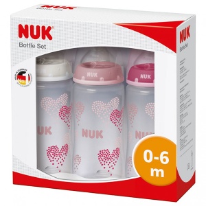 Set plastičnih flašica za bebe 3 kom Nuk 225122 - Img 2