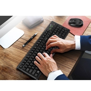 Set tastatura i miš 2.4GHZ BLK SER KM-8101 Genius 31340014406 - Img 3