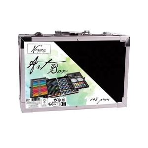 Set za crtanje u koferu AR0945/GE 145kom 34x23cm Nassau Fine Art 58092 - Img 2