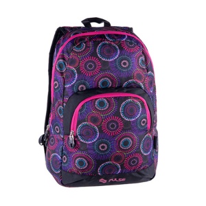 Školski ranac Solo Purple Flower Pulse 121400