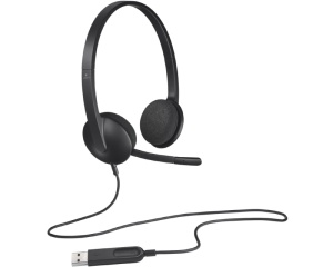 Slušalice sa mikrofonom Logitech H340 USB stereo crne - Img 7
