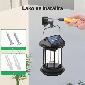 Solarna lampa fenjer sa senzorom pokreta 20463-5702 - Img 3