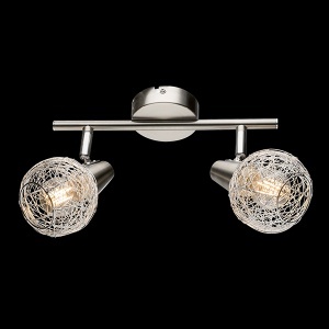 Spot svetiljka 2XE14 satin nikl/aluminijum Elmark 955JULIE2