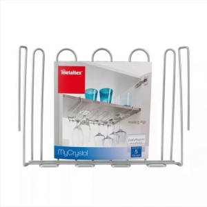 Stalak za čaše MyCrystal 38x26x7cm Metaltex 364916 001 - Img 4