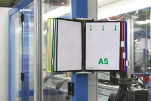 Stalak zidni čelični sa 10 ramova A5 Tarifold-Djois