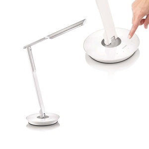 Stona lampa Mallet bela Philips 67420/31/16