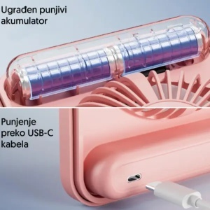 Stoni USB mini ventilator sa displejem 17417-5919PK - Img 3