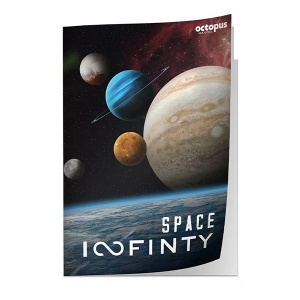 Sveska Space A5 meki povez u dve linije UNL-0815II