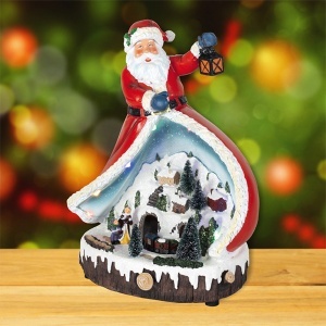 Svetleća LED diorama deda mraz i planina Home DRM13 - Img 2