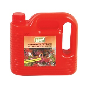 Tečno mineralno đubrivo za balkonske biljke 2000ml Asef SC 808