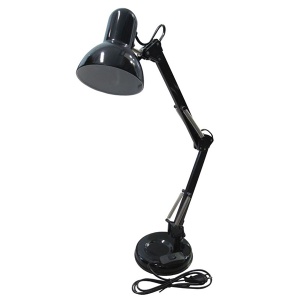 Tehnička stona lampa Elit dvokraka crna EL7936