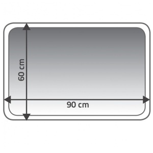 Tekstilna prostirka za kupatilo Carl crna 60x90 Ridder 7102307 - Img 3