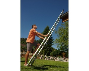 Teleskopske merdevine Fieldmann FZZ 4002 sivo-zelene 3.2m - Img 5