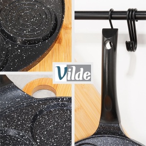 Tiganj sa modlama Smajli 26cm granitni Vilde 199084 - Img 3