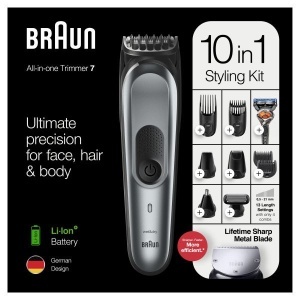 Trimer za kosu i bradu MGK7221 BLK/MTGREY + RZR 504812 - Img 3