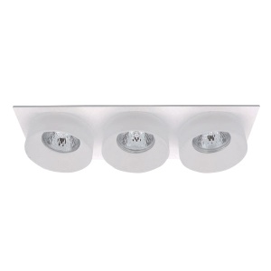 Trostruka spot svetla kvadrat bela SA-045/3 92045S3/WHFR