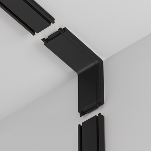 Ugaoni L konektor za ultra slim magnetne šine 145-59557 55x25mm Eurolamp 14722 - Img 3
