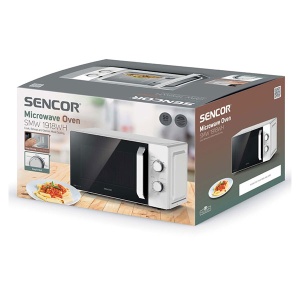 Ugradna mikrotalasna rerna SMW 1918WH 700W 20L Sencor ELE02623 - Img 4