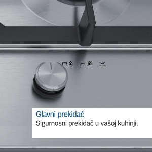 Ugradna ploča za kuvanje plin 60cm serija 6 Bosch PCH6A5M90 - Img 3