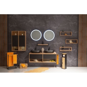 Umivaonik Lux Art CL460-1 60,5x41,5x13,5cm matt black 300308 - Img 3