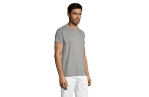 Unisex majica sa kratkim rukavima grey melange Regent S 311.380.74.S - Img 2