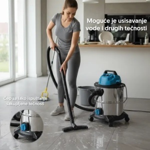 Usisivač za suvo i mokro usisavanje 20l 1400W Prosto USM3214-20 - Img 3