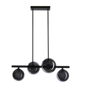 Viseća Lampa Crno Zlatna 4x28W G9 Kama 15040